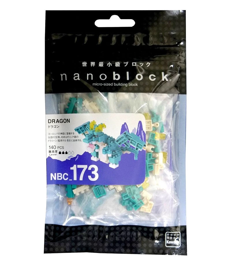 Nanoblock - Blue Dragon - NBC 173 – Image 2