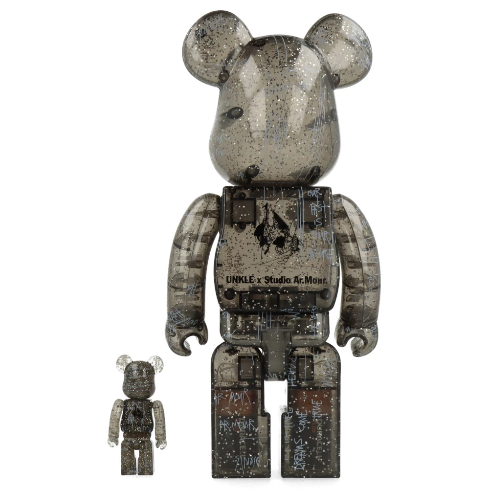 400% + 100% Bearbrick UNKLE X Studio Ar.Mour. – Image 5