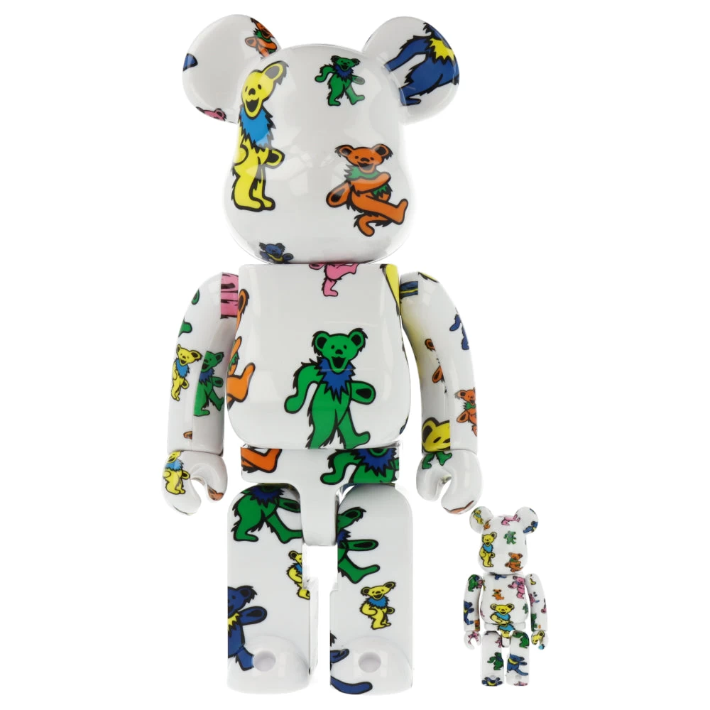 400% + 100% Bearbrick Grateful Dead - Dancing Bears
