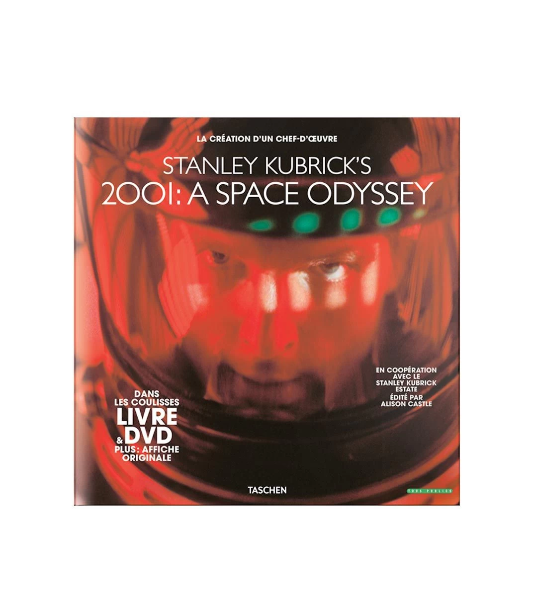 Taschen Stanley Kubricks 2001: L'odyssée De L'espace Livre Et DVD