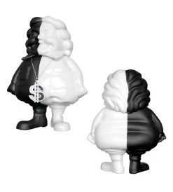 Mc Supersized Black And White Porcelaine