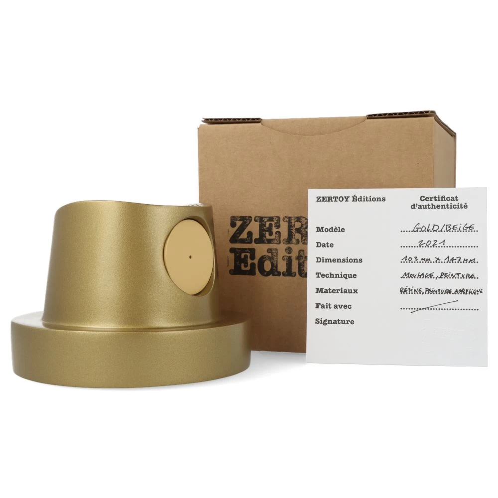 Zertoy - Gold & Beige Cap – Image 6