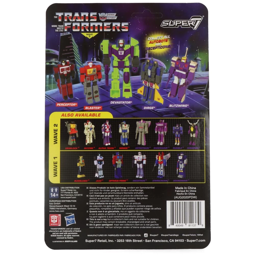 SUPER7 Megatron MC-12 - Transformers Wave 3 - ReAction Figure – Image 4