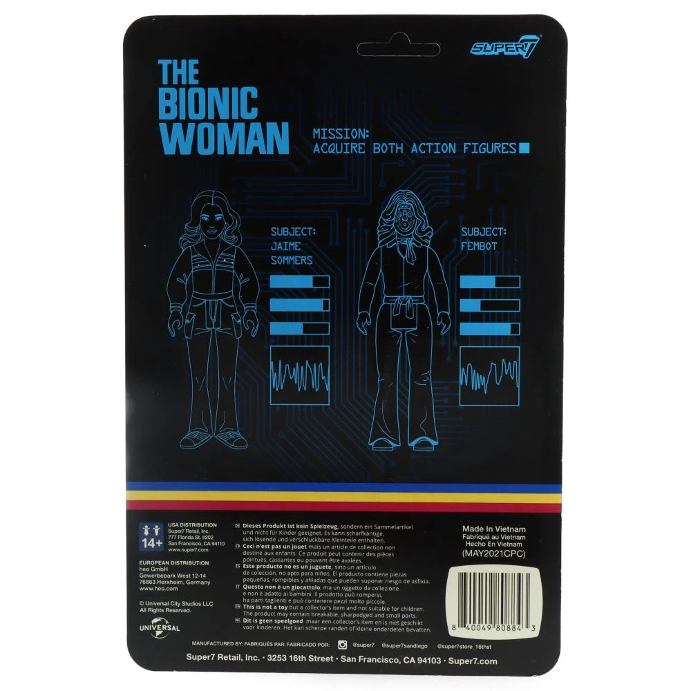 SUPER7 Fembot - The Bionic Woman - ReAction Figure – Image 3