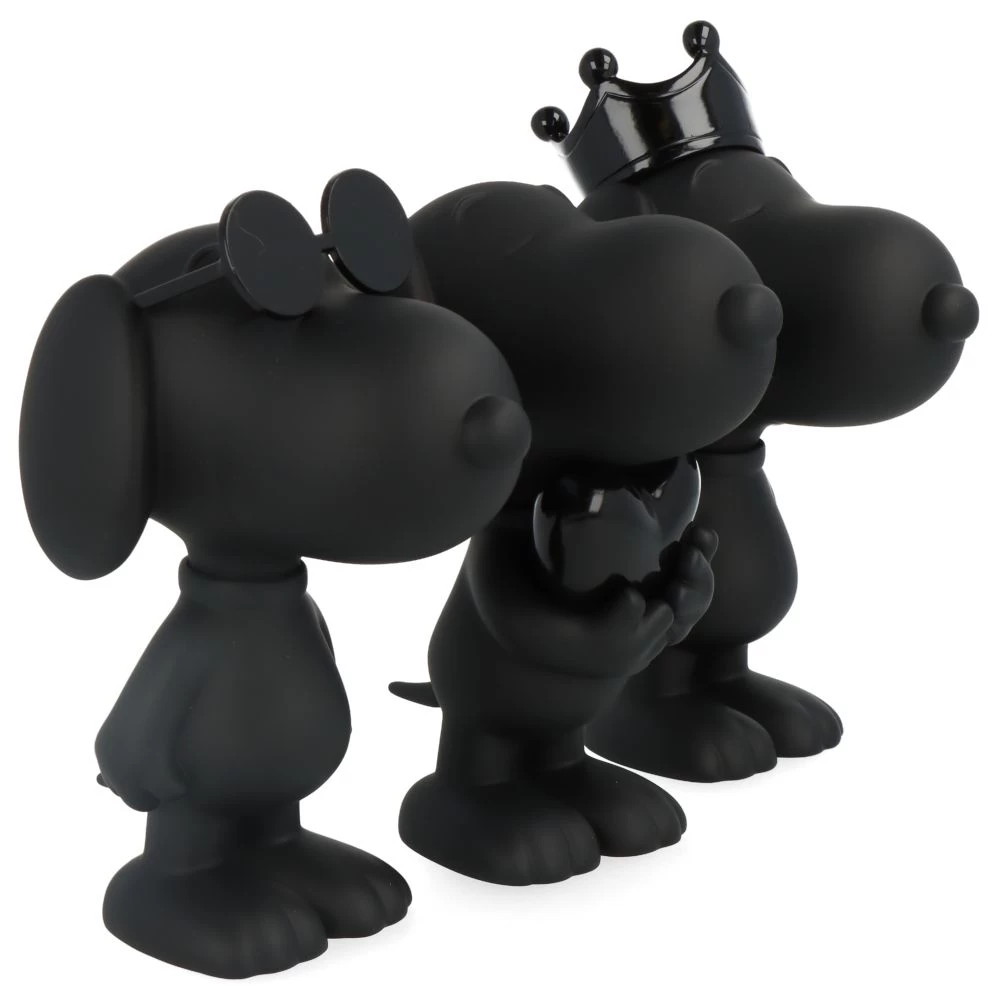 Snoopy XS - Coffret De 3 Pièces - Noir – Image 2