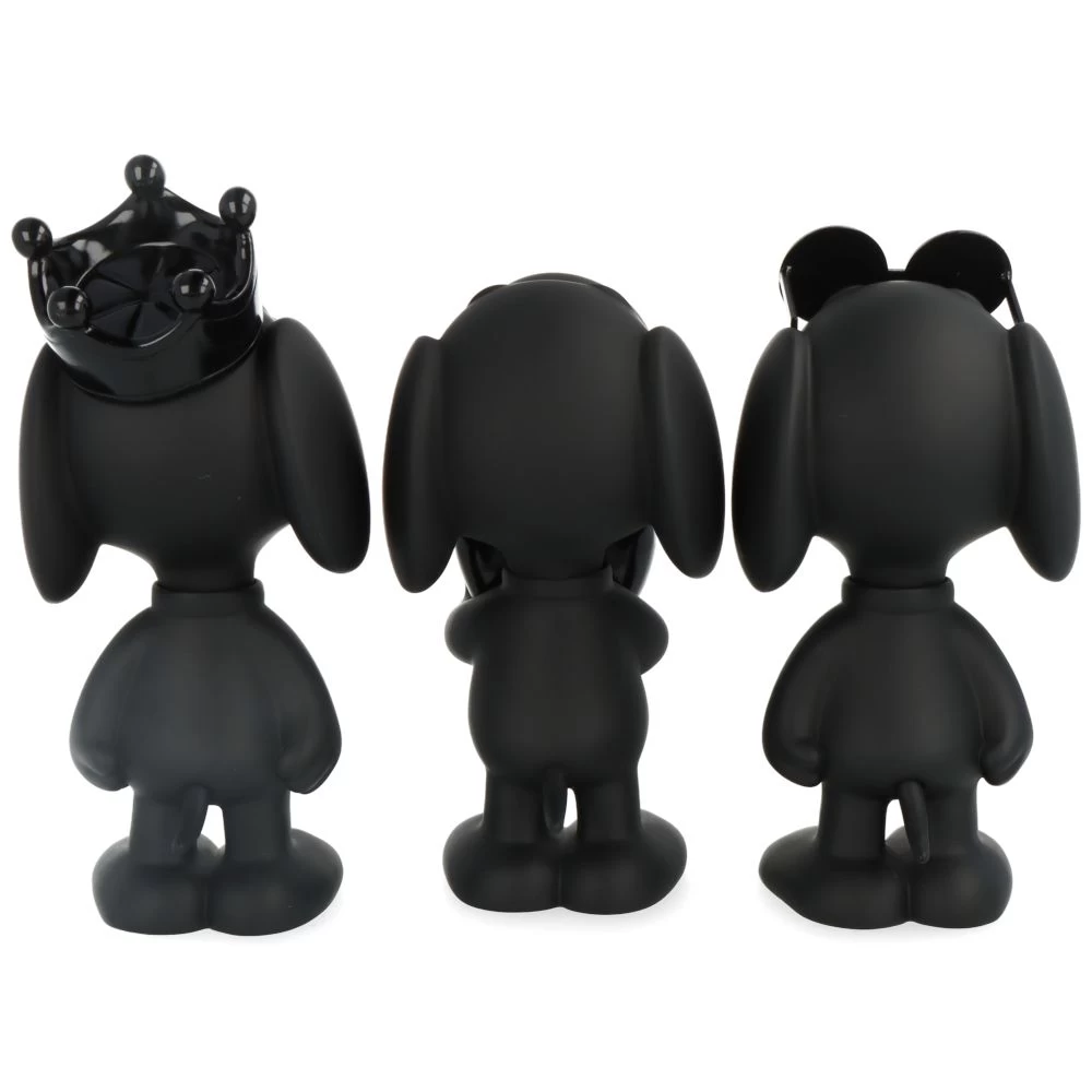 Snoopy XS - Coffret De 3 Pièces - Noir – Image 3