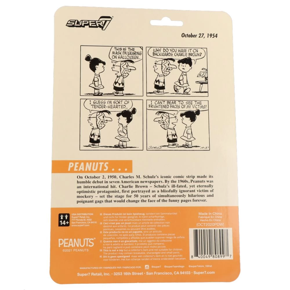 SUPER7 Masked Charlie Brown - ReAction Figure - Wave 4 (Peanuts) – Image 3