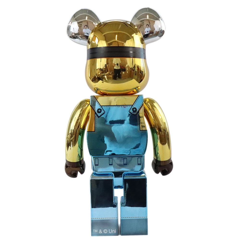 1000% Bearbrick Dave Chrome (Les Minions) – Image 4