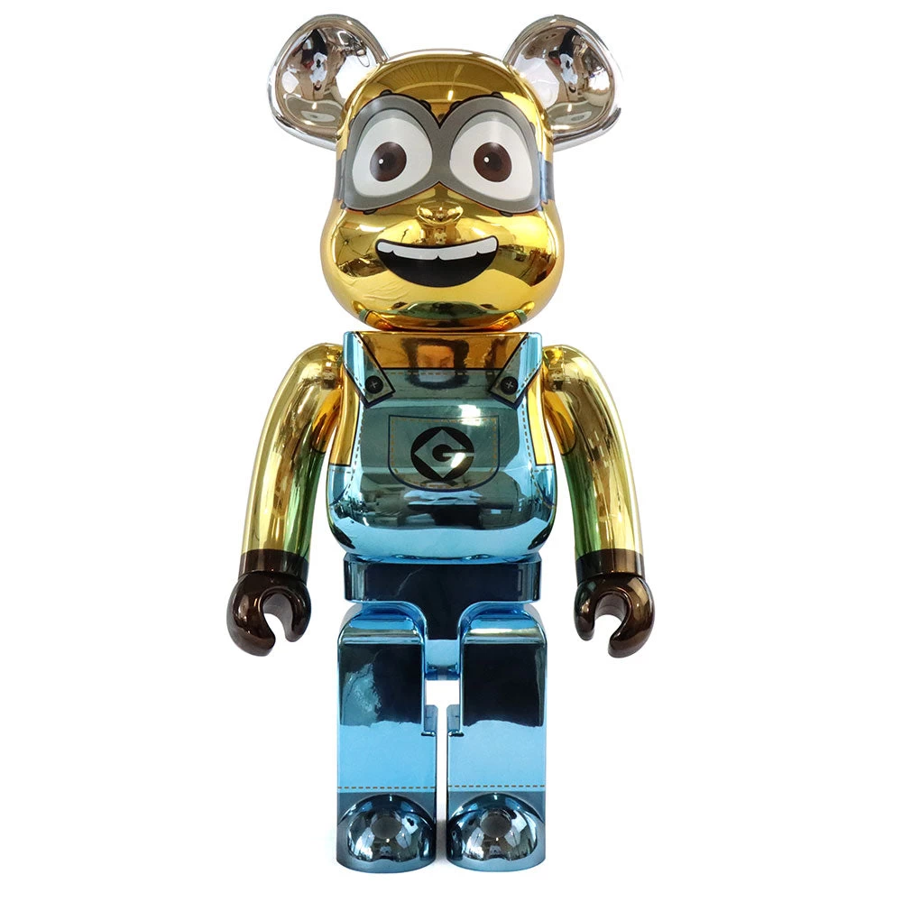 1000% Bearbrick Dave Chrome (Les Minions)