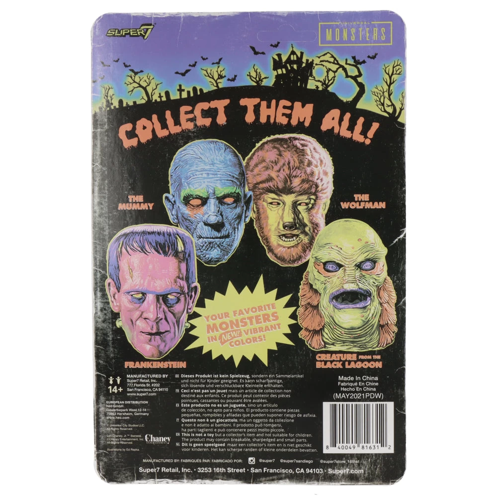 SUPER7 Frankenstein - Universal Monsters Costume Colors - ReAction Figure – Image 3