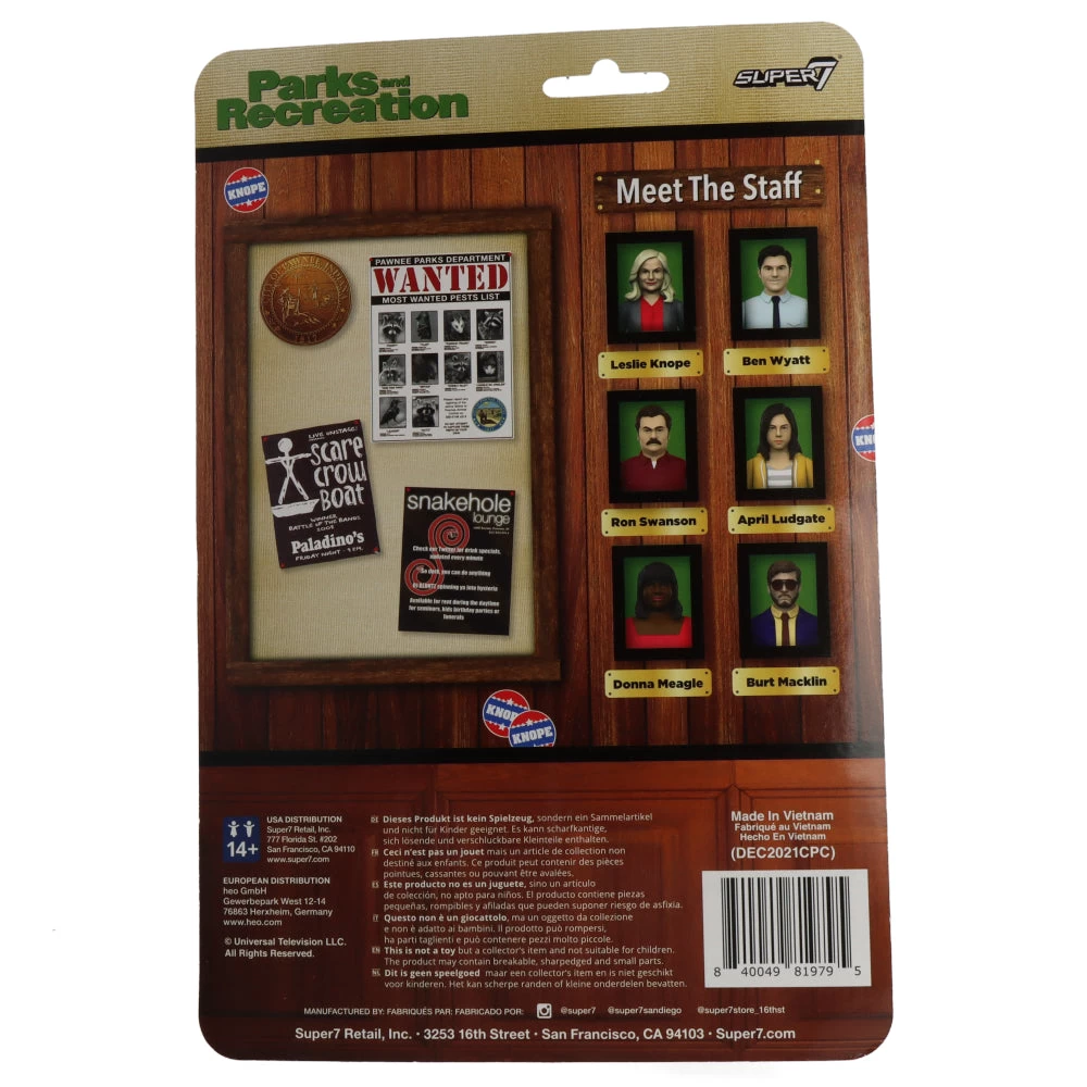 SUPER7 Parks And Recreation Leslie Knope - ReAction Figure – Image 3