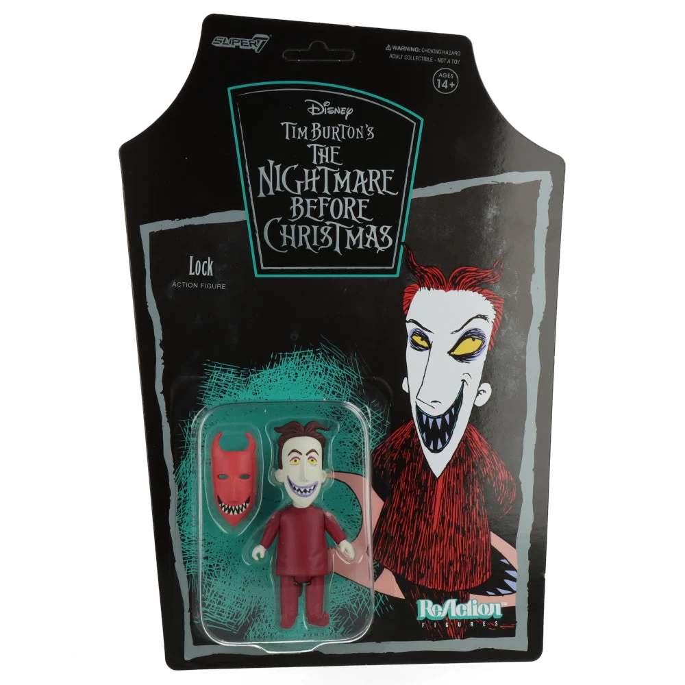 SUPER7 Tim Burton's The Nightmare Before Christmas ReAction Figures Wave 2 - Lock