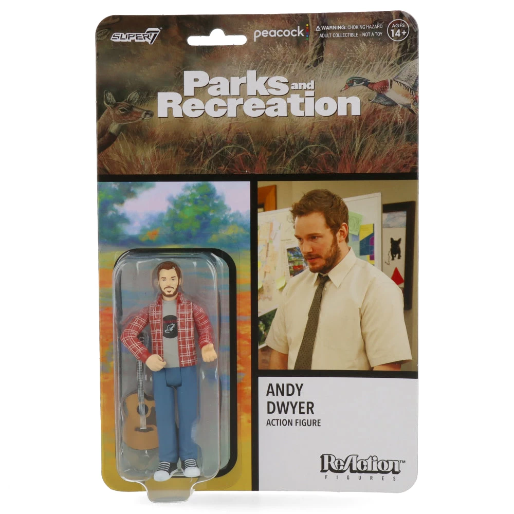 SUPER7 Parks And Recreation - Andy Dwyer - ReAction Figure