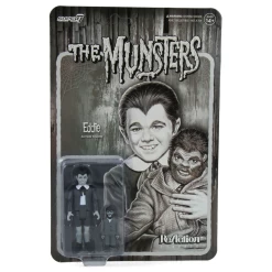 SUPER7 The Munsters - Eddie Munster (Grayscale) - ReAction Figures