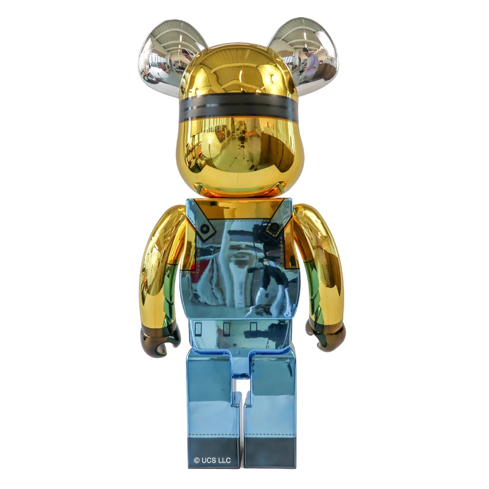 1000% Bearbrick Minion Stuart Chrome Ver. – Image 4