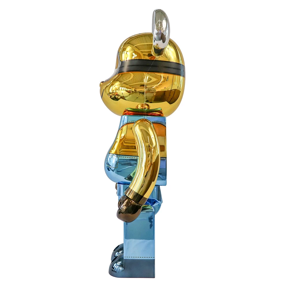 1000% Bearbrick Minion Stuart Chrome Ver. – Image 5